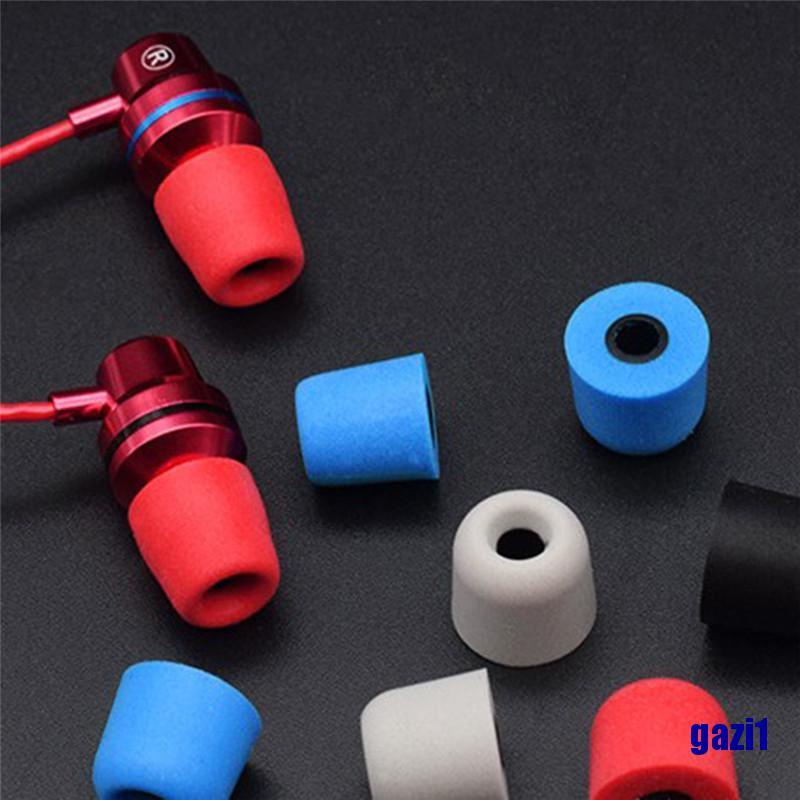 (gazi1) 10Pcs Noise Cancellation Memory Foam Earbuds Tips Earplug In-Ear Earphones Cover