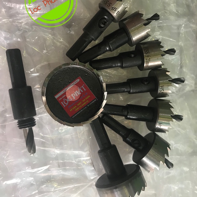 Mũi khoét GỖ thép hợp kim: 16, 18, 20, 21, 22, 25, 27, 34, 42mm - Chuyên khoét gỗ, thạch cao,...
