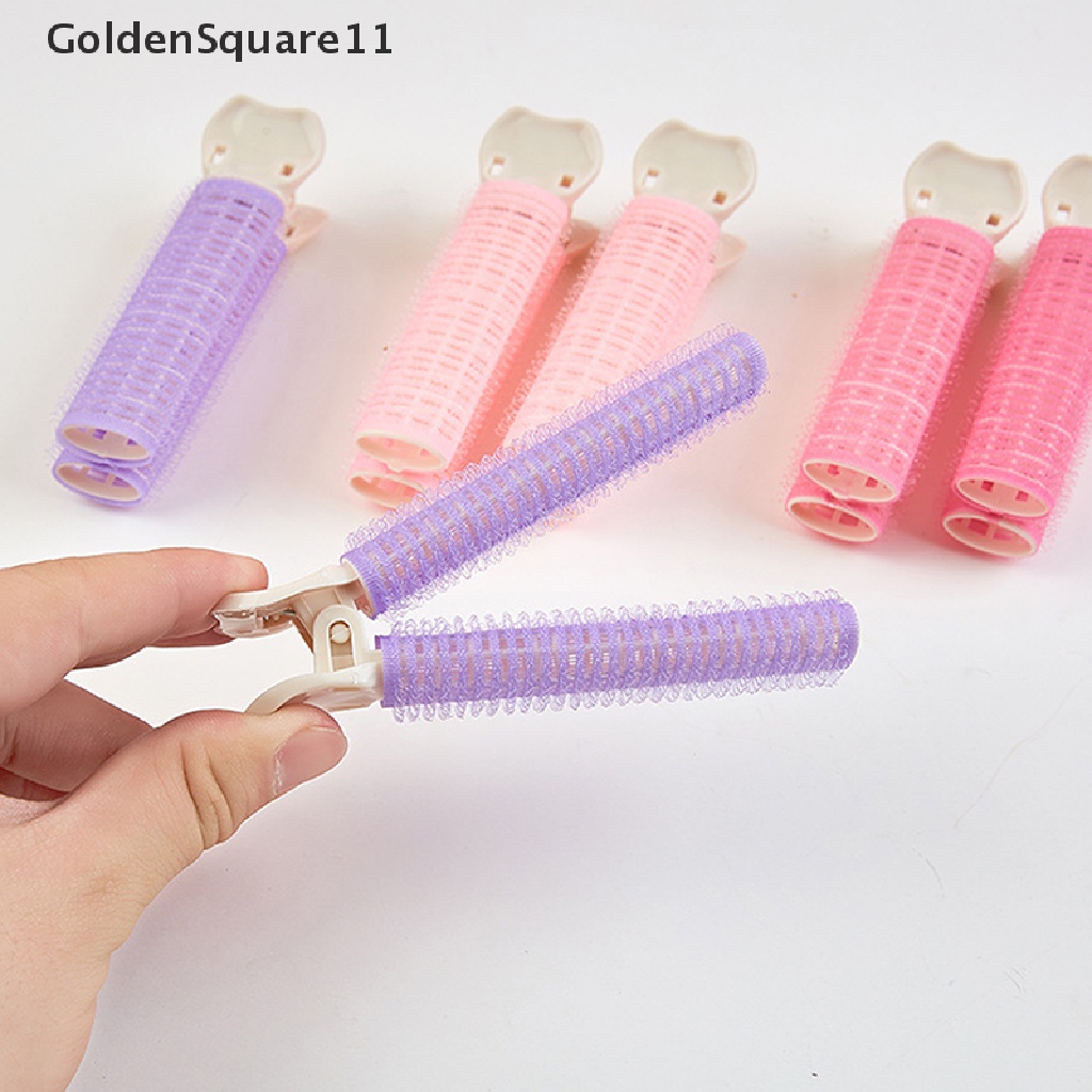 Set 2 Kẹp Tóc Mái Làm Xoăn / Cố Định Tóc Mái Tiện Lợi Goldsquare11