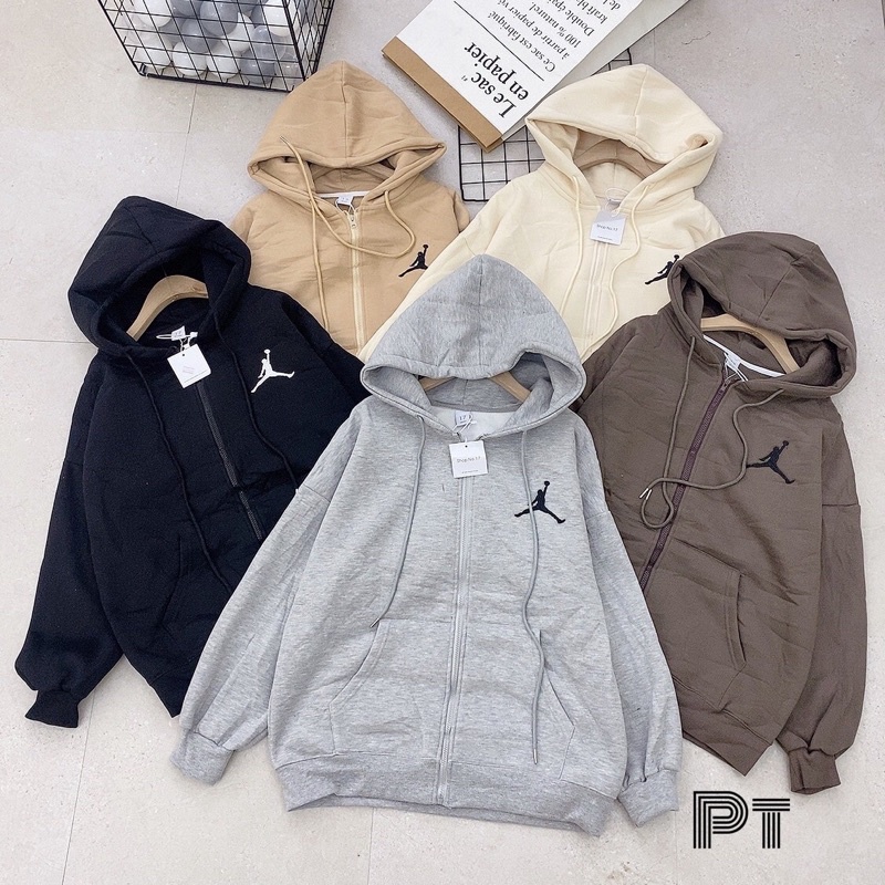 áo hoodie zip nỉ bông mũ 2 lớp