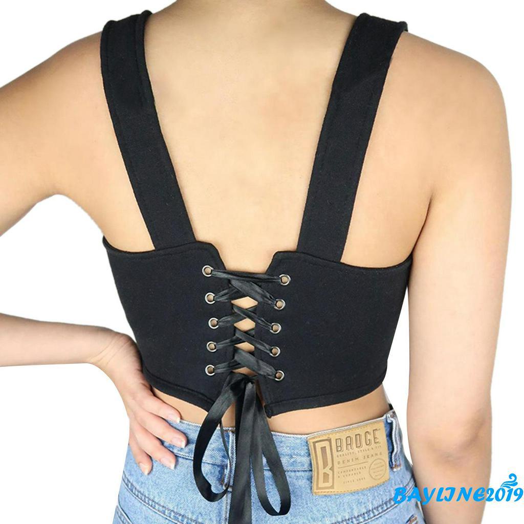 Áo Dây Nữ Cổ Chữ U Cộc Tay Quyến Rũ