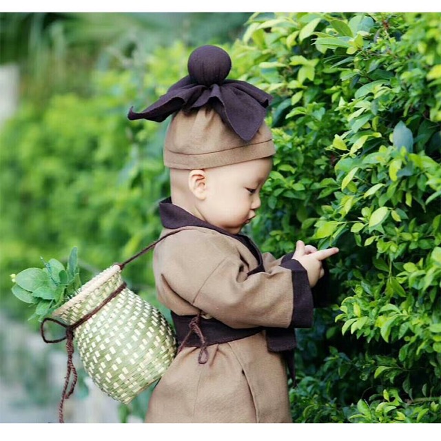 Bộ quần áo chú tiều phu - Tặng chàng hạt