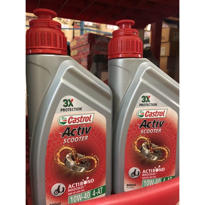 ⭐️Dầu Nhớt Castrol Activ Xe Tay Ga - Số Chính Hãng