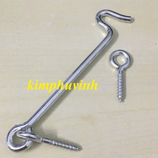 2 BỘ 15CM - MÓC CỬA, MÓC CỬA SỔ, MÓC GIÓ 1T5