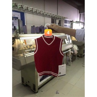Áo len ( ghi lê) cổ tim cho bé