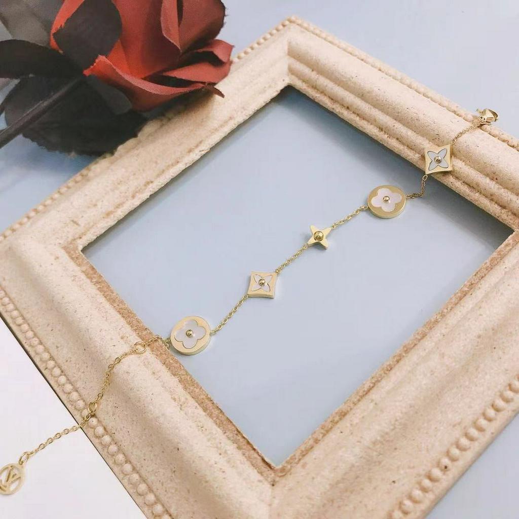 Vòng đeo tay thời trang Hàn Quốc 2021 bằng thép không gỉ
