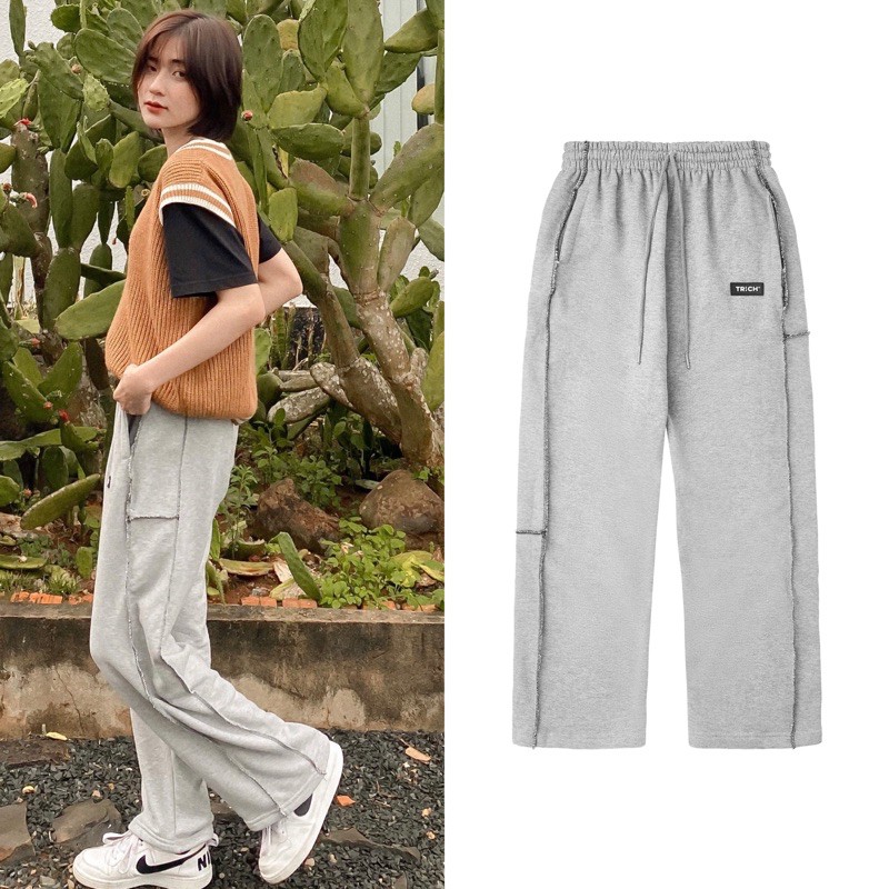 [CHÍNH HÃNG TRICH] OVERSEW TRACK PANTS ( Quần xuông rộng TRICH)