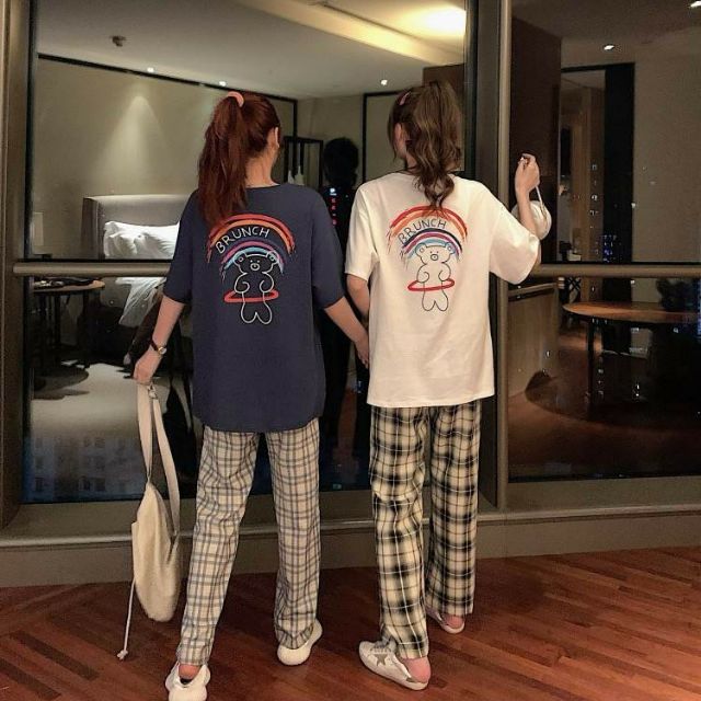 Áo thun tay lỡ gấu Brunch 😚😚😙😙