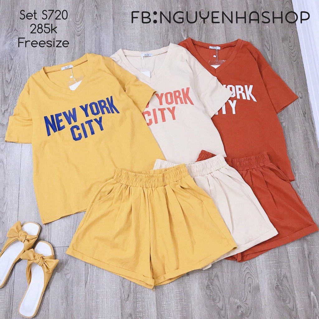 WADD31 giảm30% tối đa 25k - ĐỒ BỘ ĐÙI_NEWYORK CITY