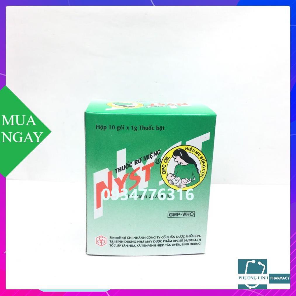 Bột pha rơ miệng Nyst hộp 10 gói