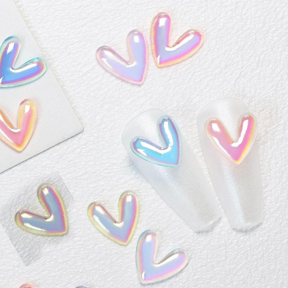 PATH Phụ Kiện Trang Trí Móng Nghệ Thuật Hình Trái Tim Cực Quang