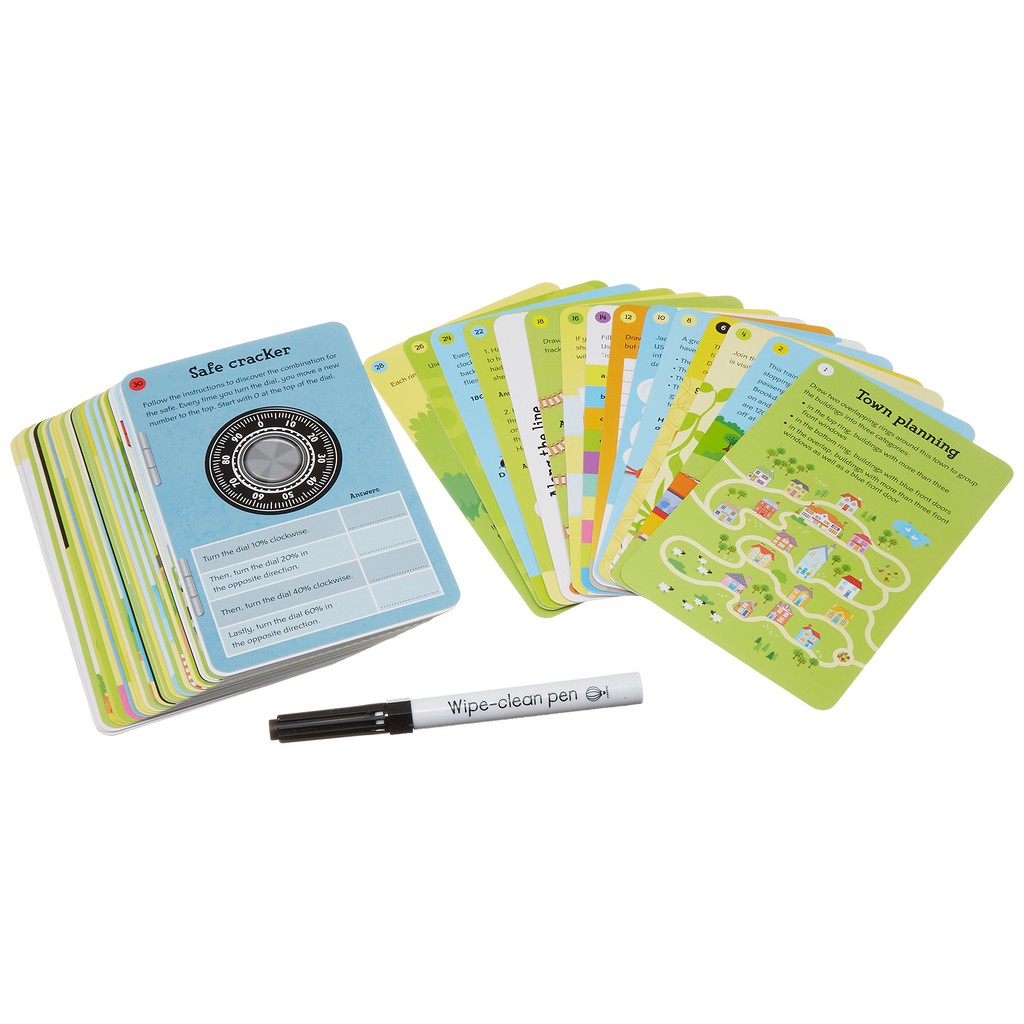 Sách Usborne giải đố tiếng Anh: Maths Puzzles