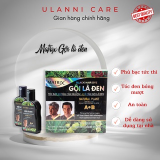 Dầu gội matrix gội là đen - hộp 2 chai | ulanni care