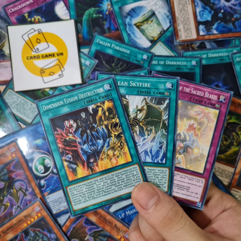 Bài YuGiOh - Bộ 54 lá bài Tam Quỷ GX Sacred Beasts - Sacred Beasts Deck - Card Game VN