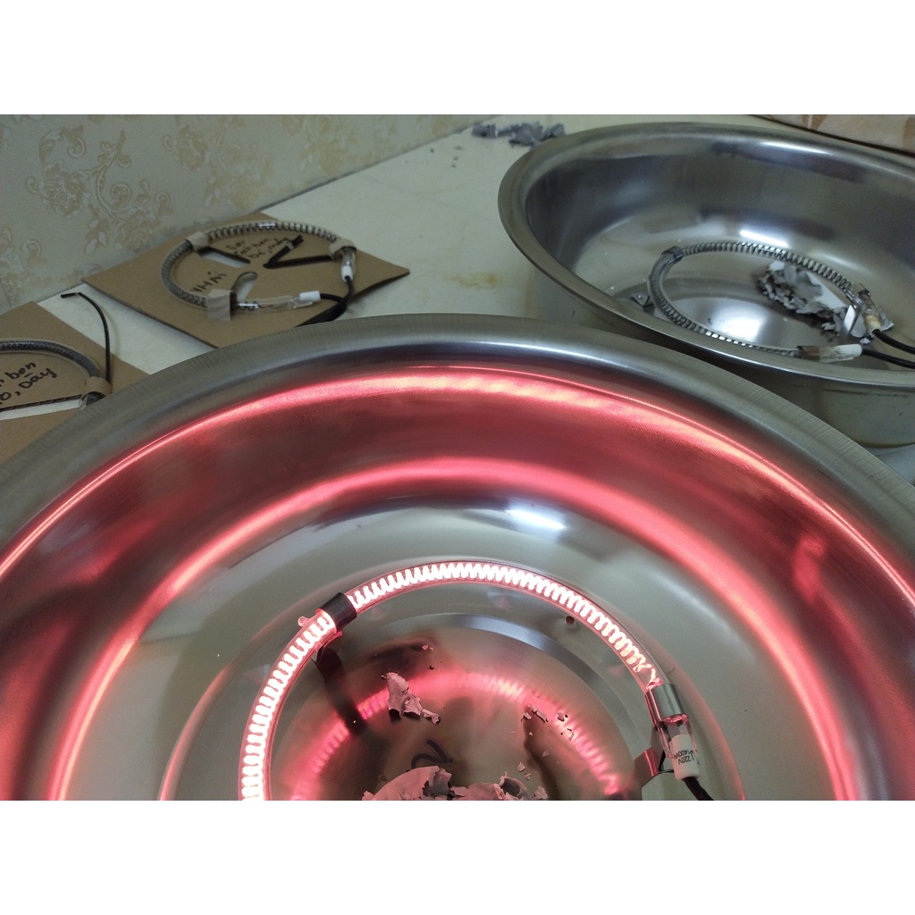 Bóng úm cho gia cầm loại cao cấp, sợi Carbon 1400 w