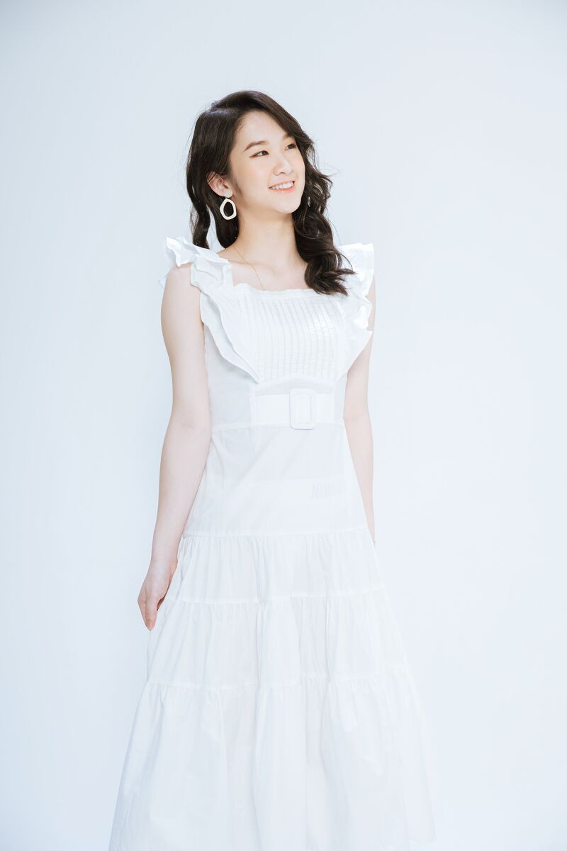 CCHAT Váy tay cánh tiên nhún tầng | BigBuy360 - bigbuy360.vn