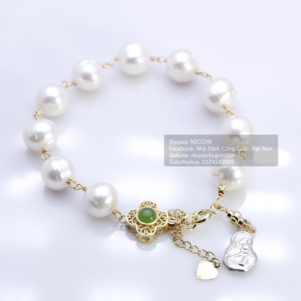 Vòng Mân Côi - Tràng hạt đeo tay NT-4 Quà tặng Công Giáo, GIÁNG SINH, Lễ quan thầy, sinh nhật