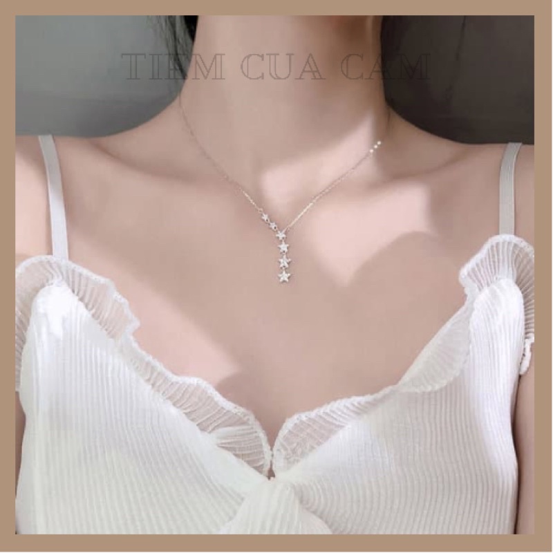 Vòng cổ bạc 925 ngôi sao nhỏ xinh xắn Tiệm Của Cám