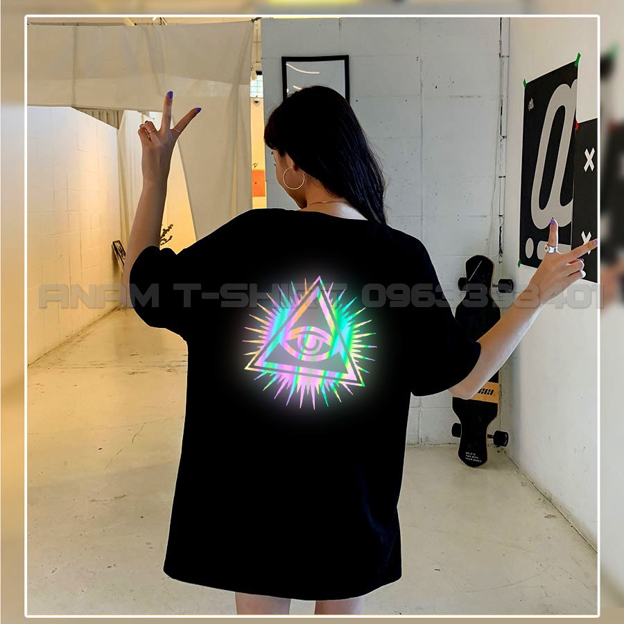 ÁO THUN PHẢN QUANG 7 MÀU TAY LỠ NAM NỮ EYES