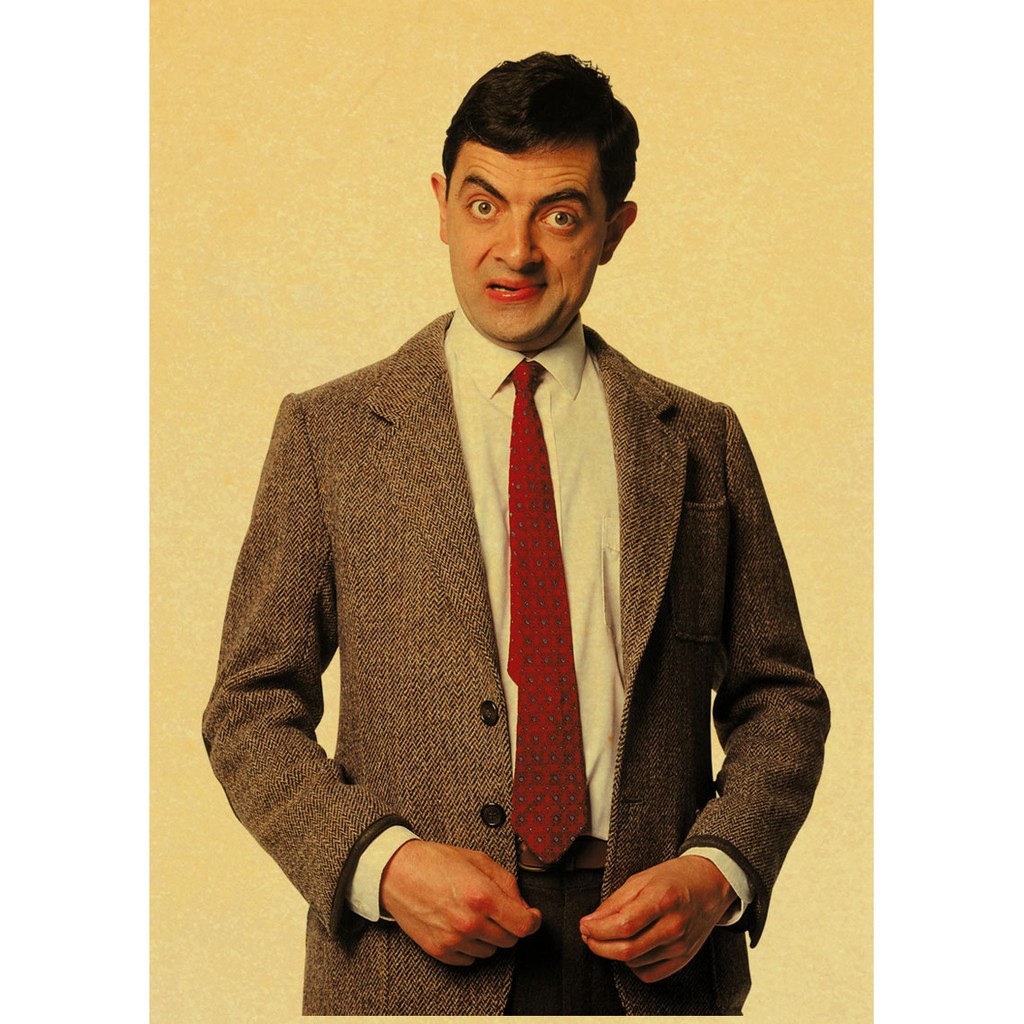 Áp Phích Dán Tường Trang Trí Nội Thất Chữ Mr. Bean