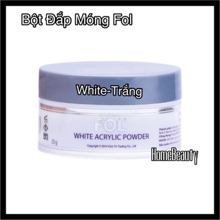 Bột đắp Móng White FOL- trắng