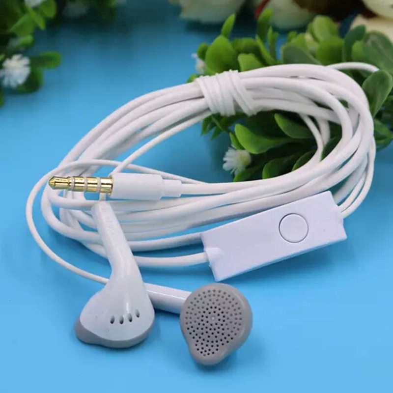 Tai nghe màu trắng kiểu cổ điển có mic cho Samsung