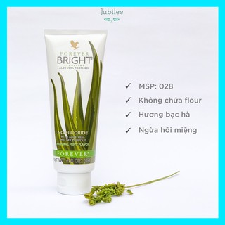 Kem đánh răng lô hội Forever Bright Toothgel, Forever Living Products 028 FLP 130g Jubilee