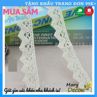 Ren viền 1.5cm may khăn trải bàn, rèm, đồ trang trí, đồ handmade ( đơn vị: m)