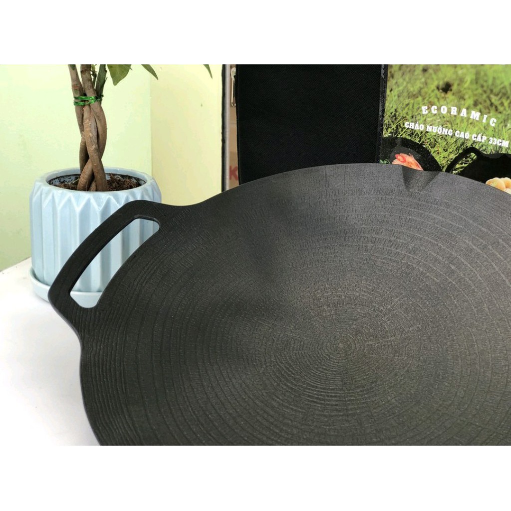 Chảo đá nướng size 33cm Ecoramic Hàn Quốc