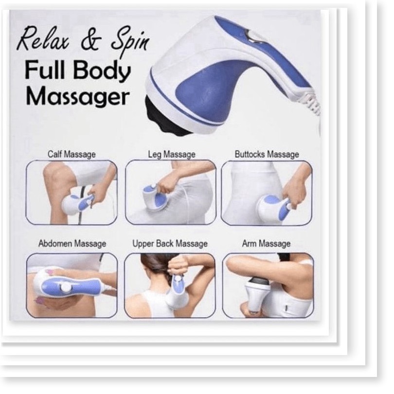Máy đánh tan mỡ bụng cầm tay Relax & Spin Tone.