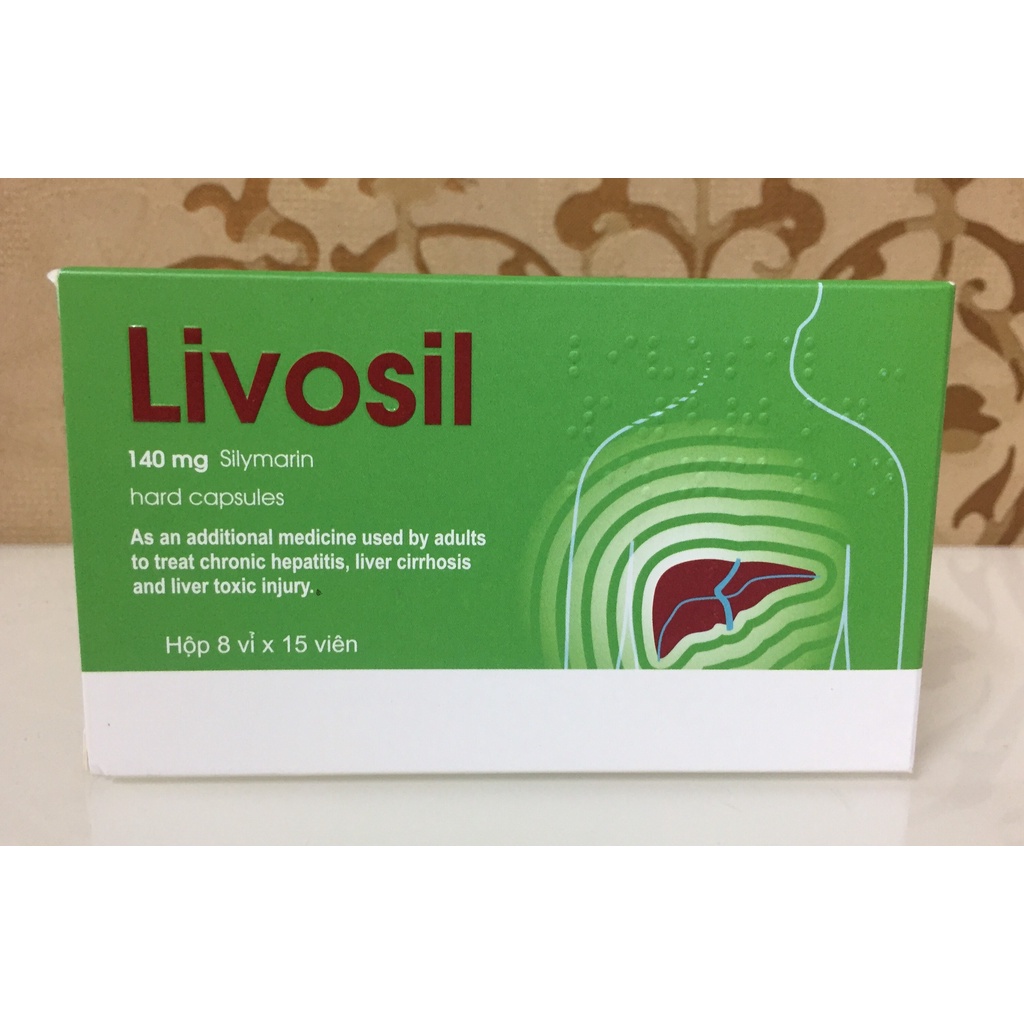 LIVOSIL chứa Silymarin 140 mg hỗ trợ các bệnh và biểu hiện về gan