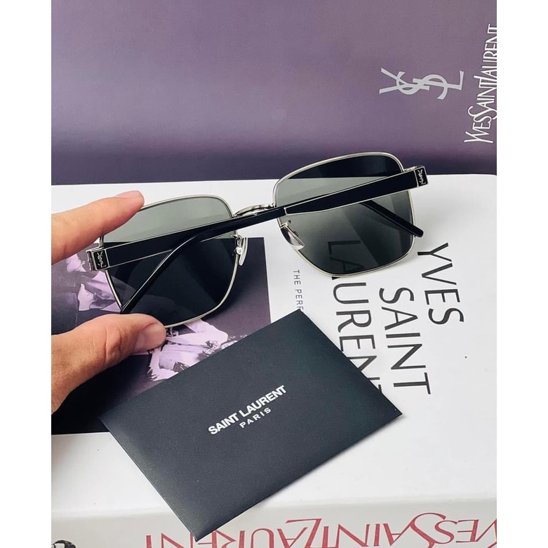 Kính mát chính hãng Saint Laurent new form vuông HOT HIT nam nữ đeo đều đẹp