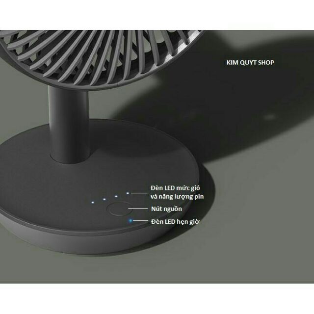 Pin 20h Quạt sạc để bàn Lumena N9-FAN STAND 2 | BigBuy360 - bigbuy360.vn