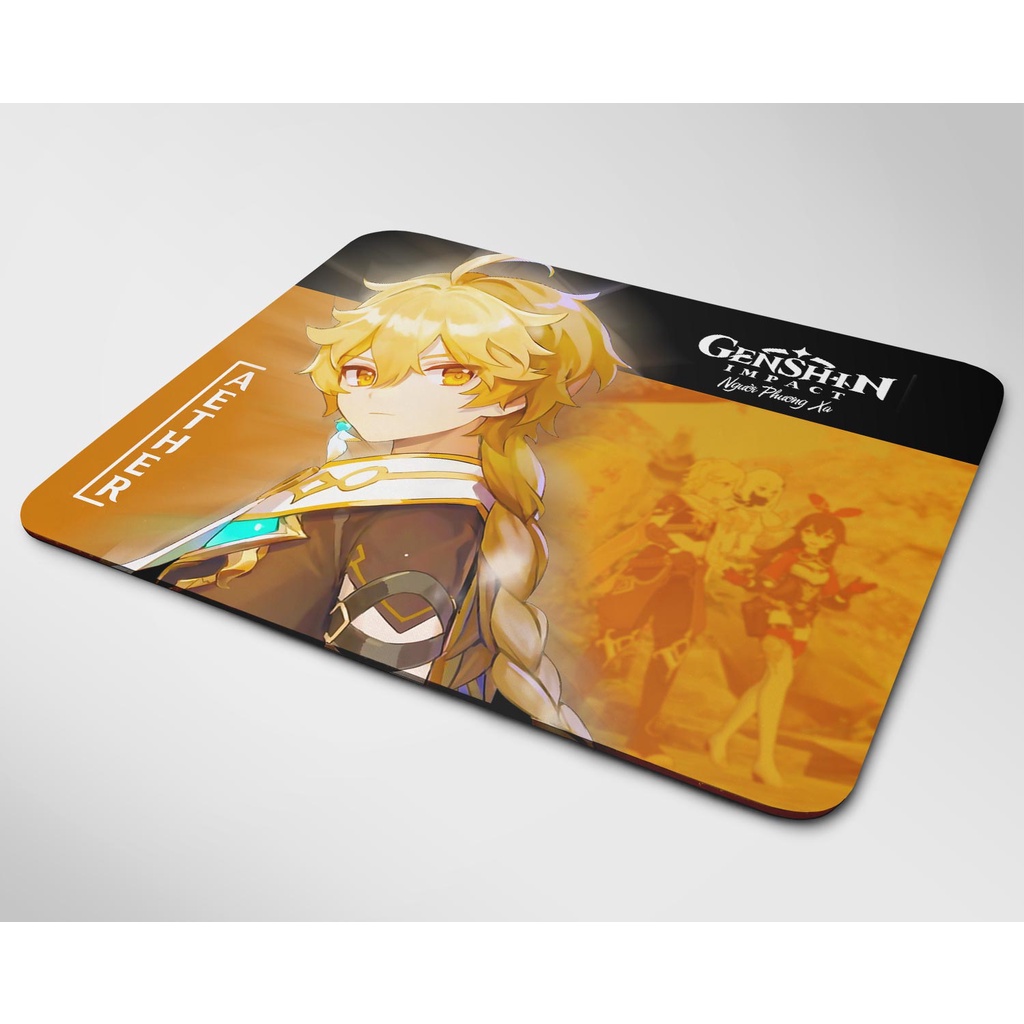 Lót chuột cỡ lớn, bàn di chuột, mouse pad nhân vật Aether Genshin Impact