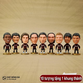 Tượng cầu thủ bóng đá Clb Ac milan cao 6,5cm dành cho các fan bóng đá