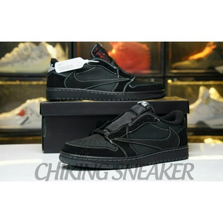 Giày Sneaker Nam Nữ Nike Travis Scott x Air Jordan 1 Low OG SP Black Phantom Best Quality - ChikingSneaker