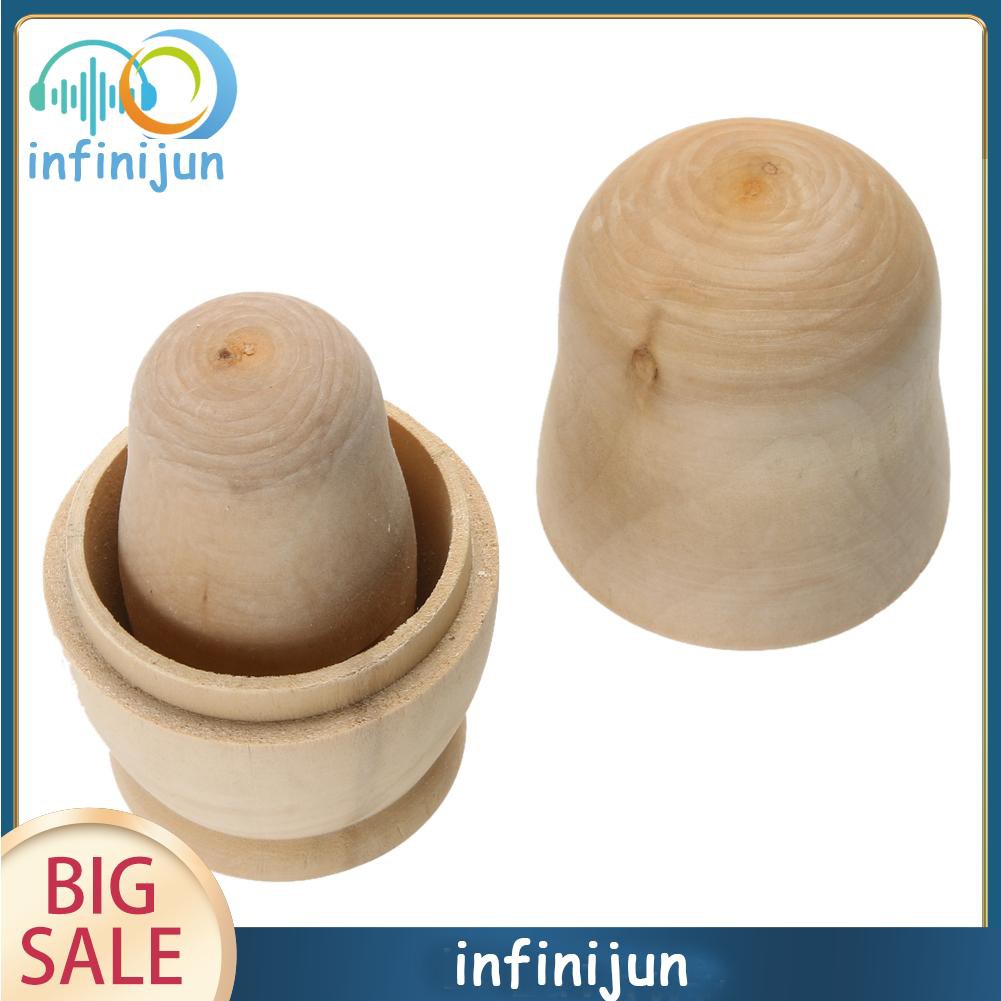Bộ 5 Búp Bê Nga Matryoshka Bằng Gỗ Chưa Sơn