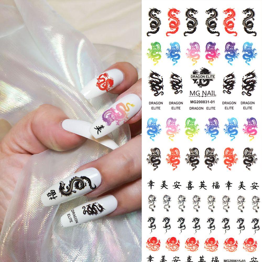 Miếng Dán Trang Trí Móng Tay Họa Tiết Hoa Bướm 3D DIY