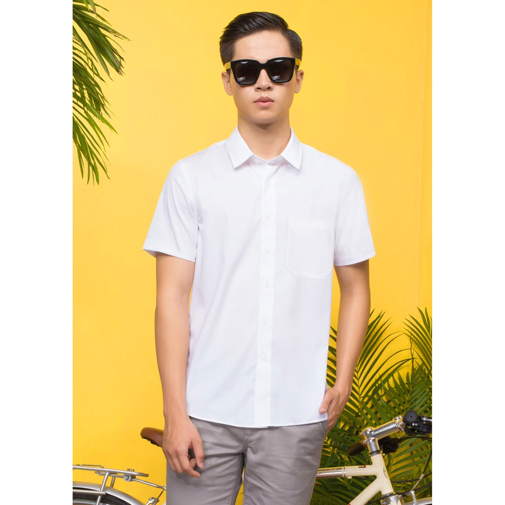 Áo sơ mi nam nano ngắn M126 NAM TNG