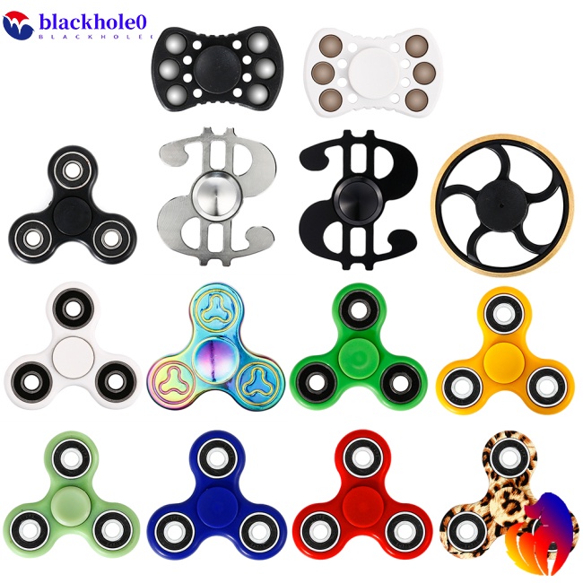 BH 360° Spinner Glow in the Dark Anti-Anxiety Focus Release Pressure Toy Built-in Battery (Random Color)