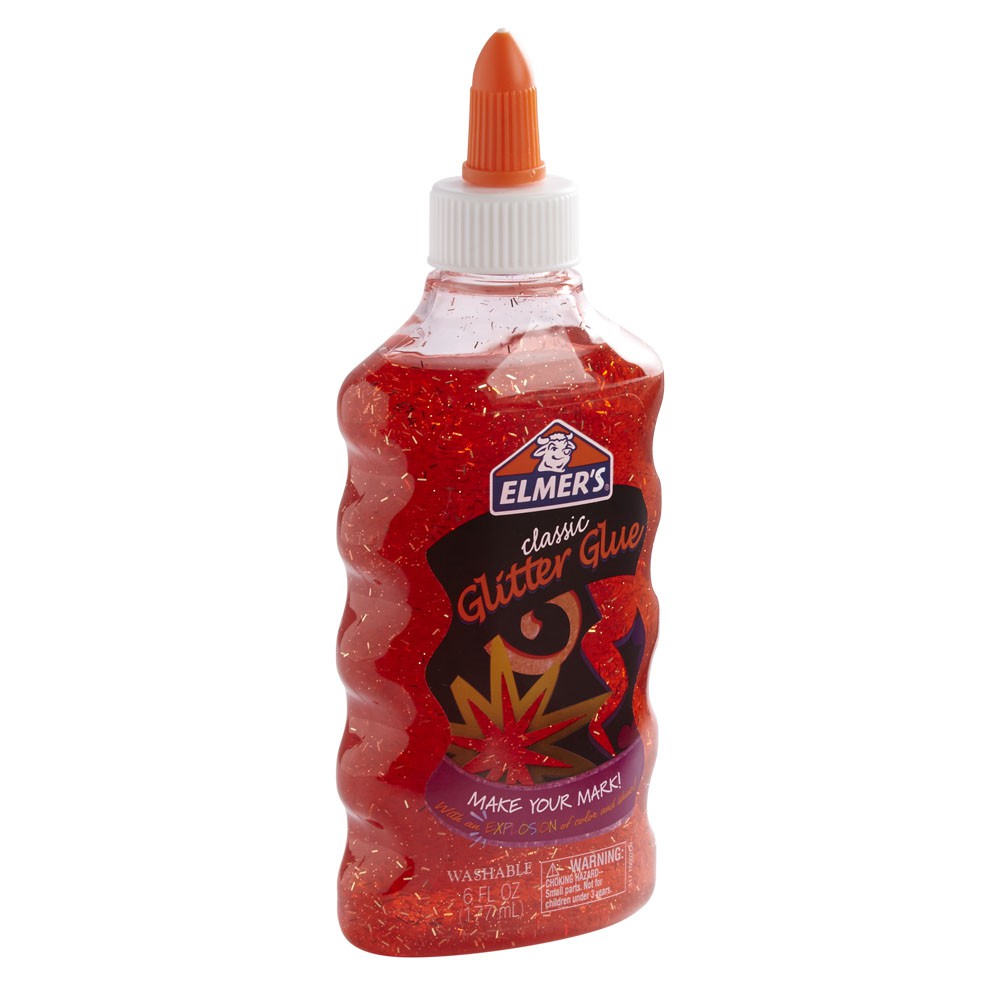 Keo dán kim tuyến Elmer's 177.4 ml- Màu Đỏ