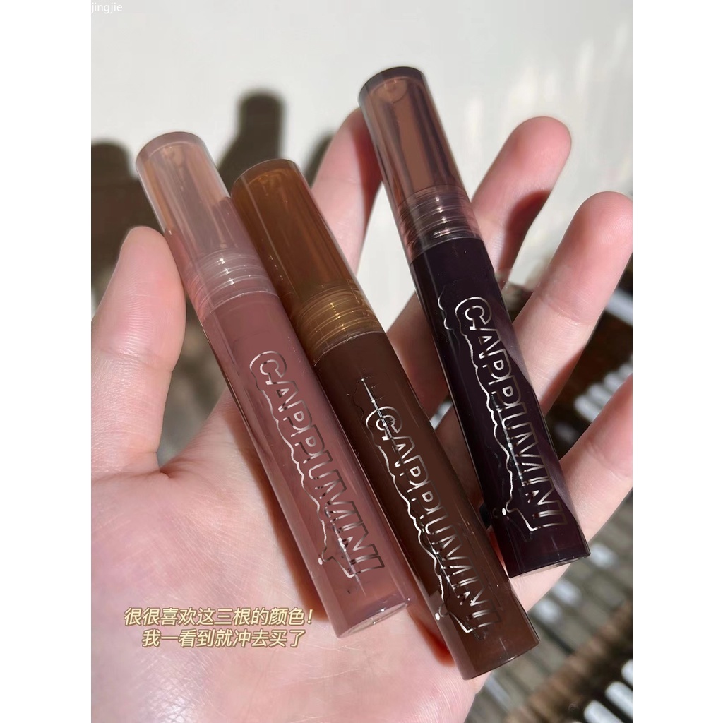 Son Bóng Dạng Lỏng Cappuvini Lava Chocolate Không Thấm Nước Son Môi