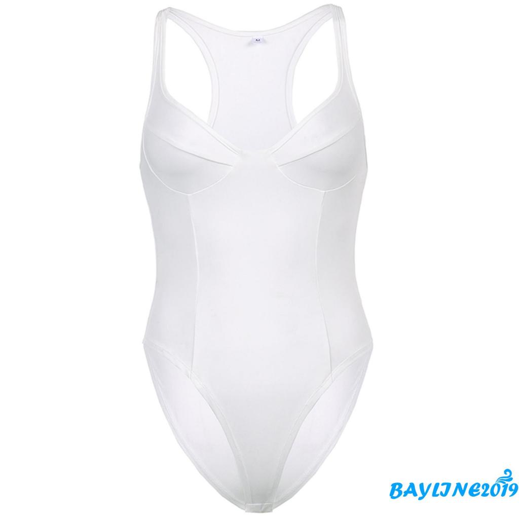 Áo Tank Top Không Tay Cổ Chữ V Sâu Nâng Ngực Màu Trơn Gợi Cảm