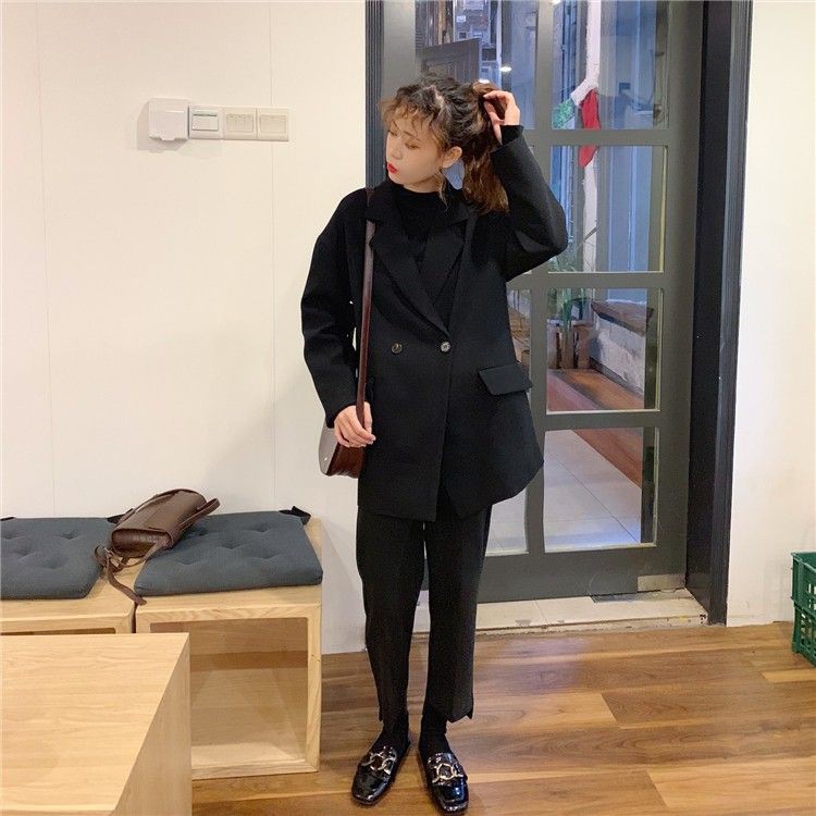 [ord] Áo Blazer trơn tay xắn gấu caro (C42) | BigBuy360 - bigbuy360.vn