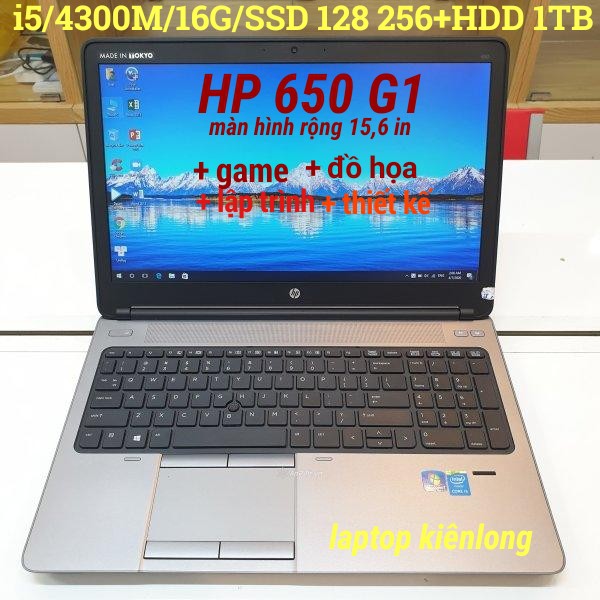 LAPTOP HP 650 G1 MÀN HÌNH RỘNG KM HẤP DẪN (TẶNG TÚI, CHUỘT KO DÂY, BÀN DI CHUỘT | WebRaoVat - webraovat.net.vn