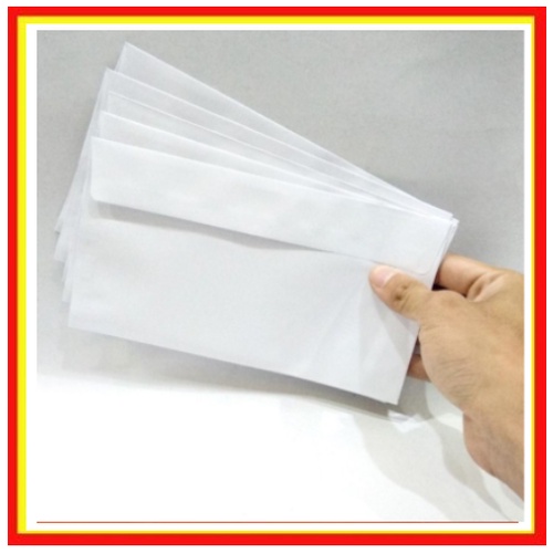 100C Bao Thư Trắng 12x22 Không Keo 80GSM-Phong Bì Thư