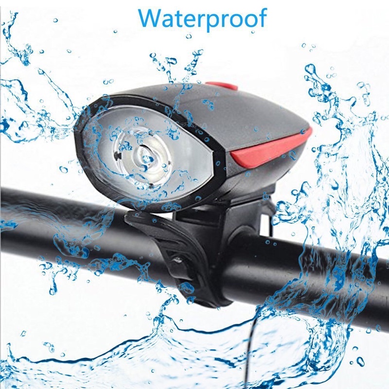 Đèn còi xe đạp thể thao dùng xạc