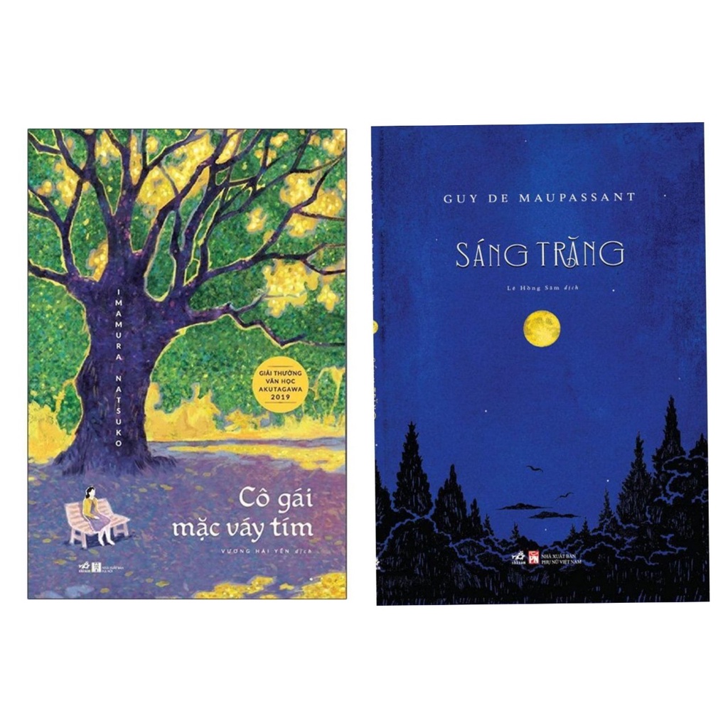 Sách Combo2c:  Cô Gái Mặc Váy Tím + Sáng Trăng