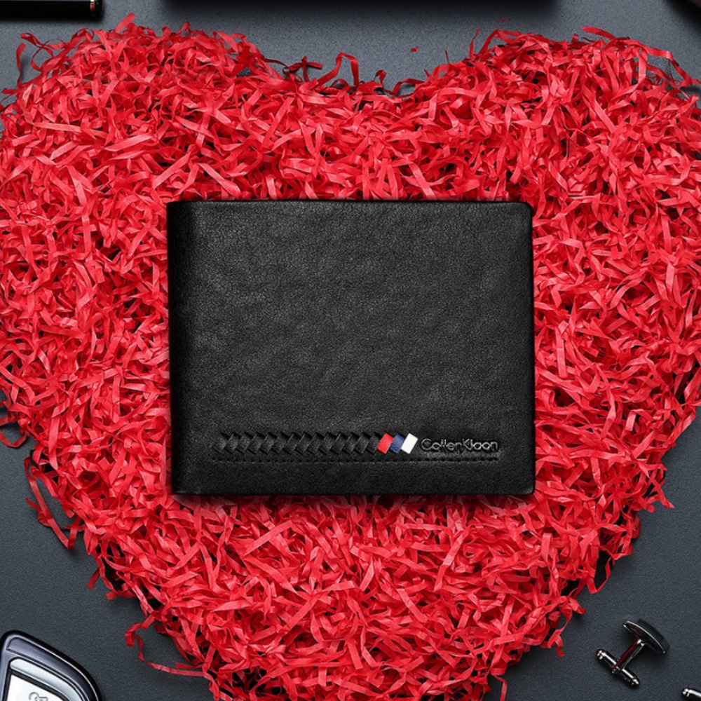 Ví Ngắn Nam Cao Cấp CoilenKlaon,Chất liệu da bò nhập khẩu,Ví da nam dáng đứng đựng tiền và thẻ mini nhỏ gọn- 𝑰𝑩𝑨𝑮