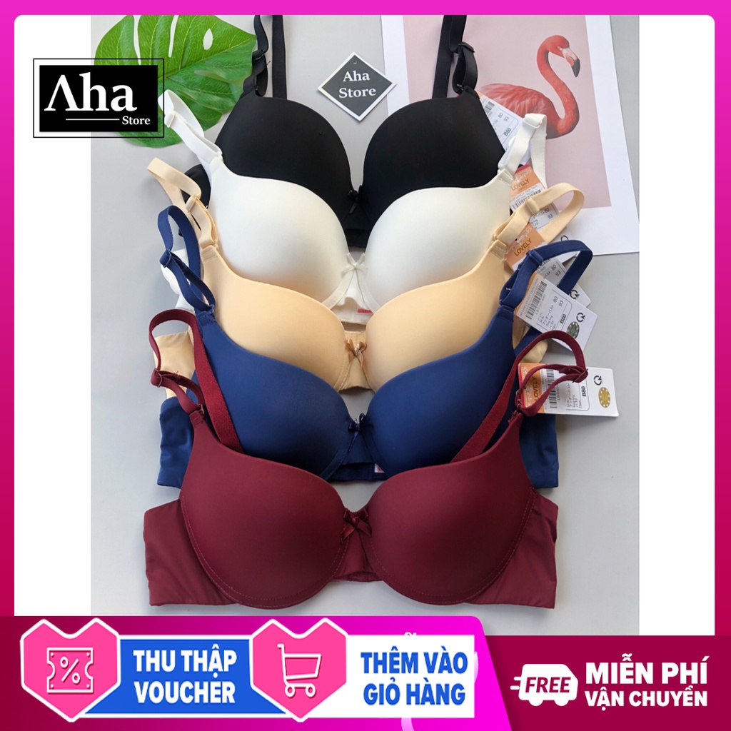 Áo ngực LOVELY MÚT VỪA TRƠN DÂY TRƠN 176T chất thun lạnh siêu mềm mát